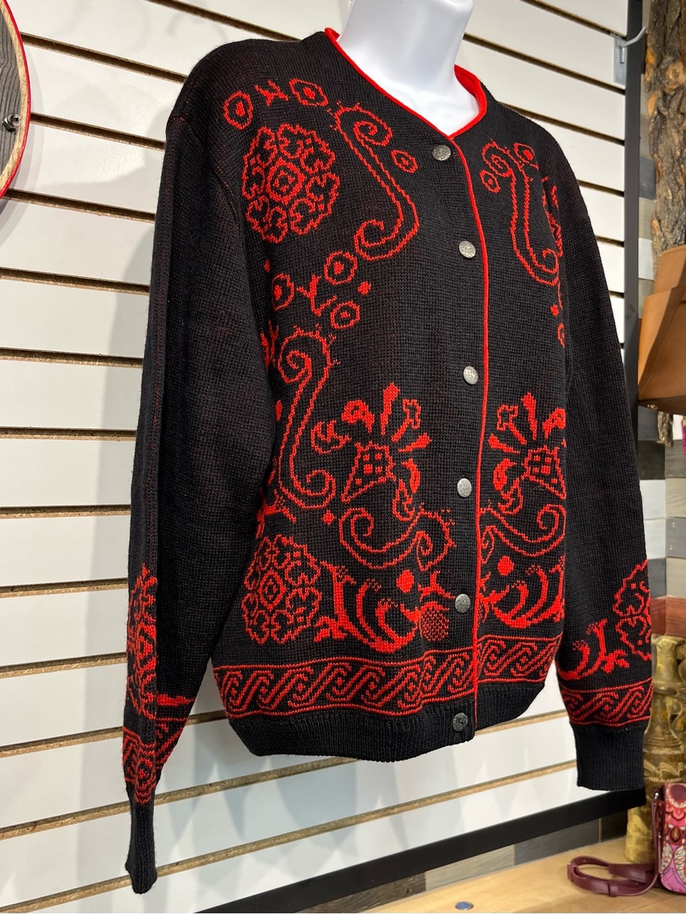 Vintage Pendleton wool cardigan size large - Picture 3 of 8